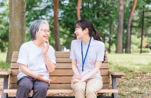 施術師と患者さん