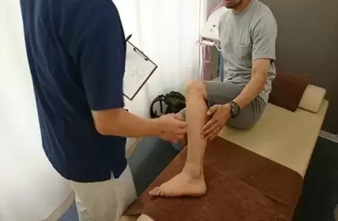 ケガの患者さん問診